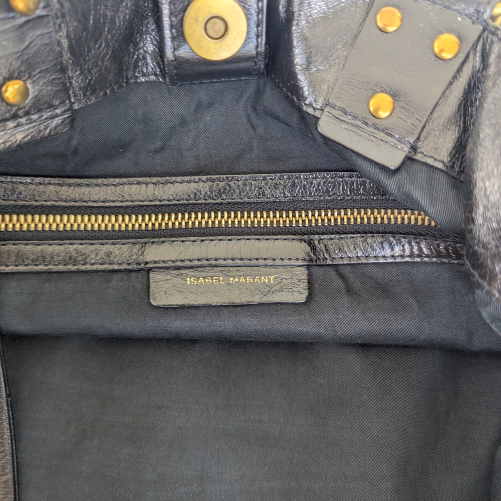 Isabel Marant Wardy crinkled-finish tote bag - Picture 11 of 15